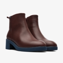 Camper Burgundy Ankle Boots Womens - Wonder Online Ireland | CUWNY7815